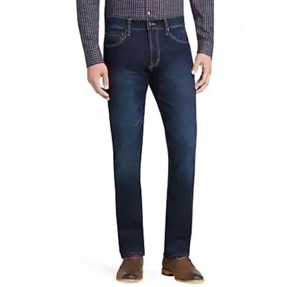 Jos. A. Bank Reserve Collection Traditional Fit‎ Jeans in Mosaic Blue 32 x 30 - Picture 1 of 7
